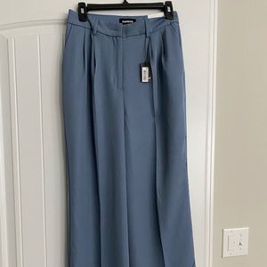 Size 4 regular high waisted pleated wide leg pant